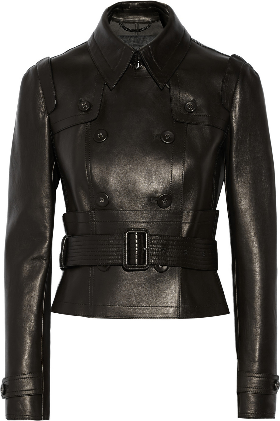 WOMEN’S GENUINE LEATHER DOUBLE-BREASTED JACKET (REJ-632) – RageLeather